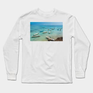 Bali Fishing Boats Long Sleeve T-Shirt